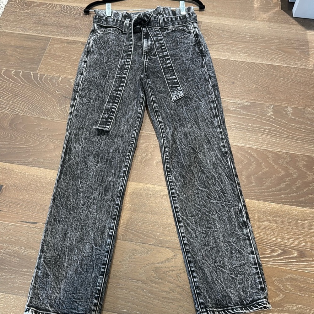 Alice + Olivia Tie Jeans NWOT